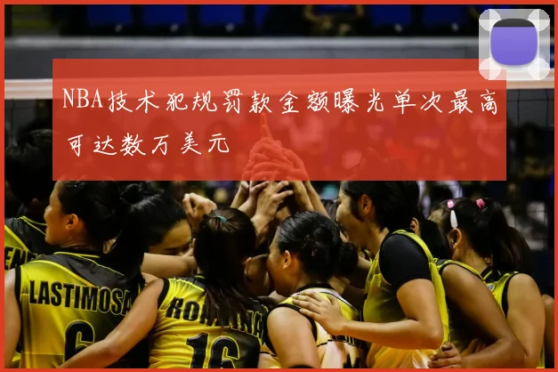 NBA技术犯规罚款金额曝光单次最高可达数万美元