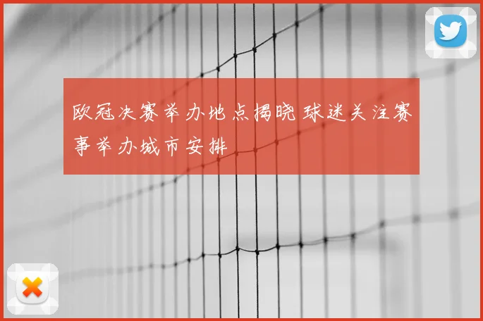 欧冠决赛举办地点揭晓 球迷关注赛事举办城市安排