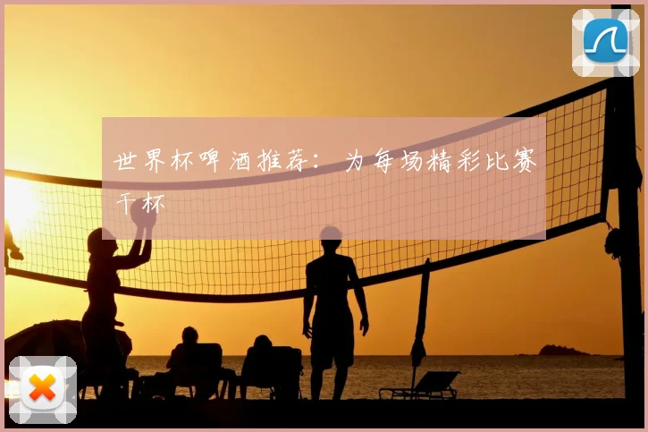 世界杯啤酒推荐：为每场精彩比赛干杯